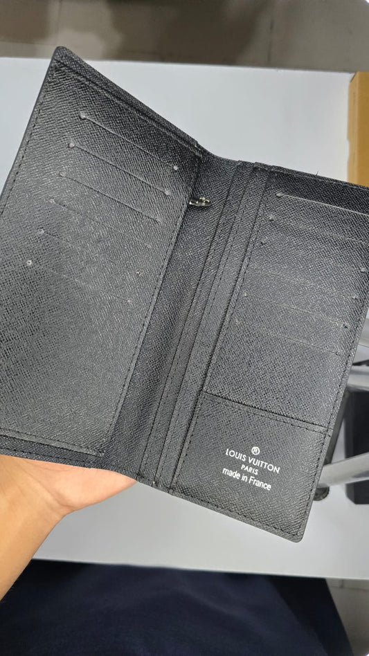Men's Monogram Long Wallet – Black | Premium Leather Style