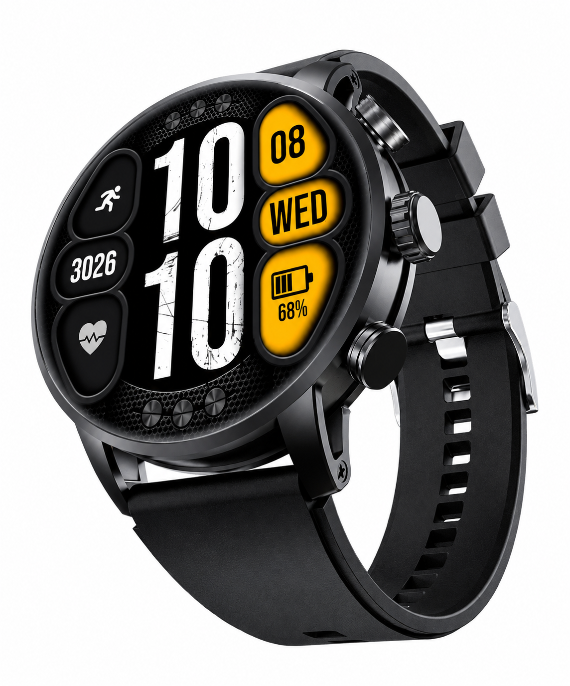 L-108 Royal | Smart Watch Dual Straps | 1.46" Amoled Display