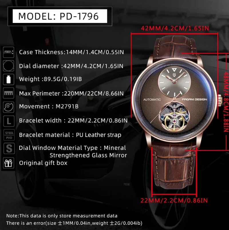 Pagani Design PD-1796 Signature – M2791B Automatic