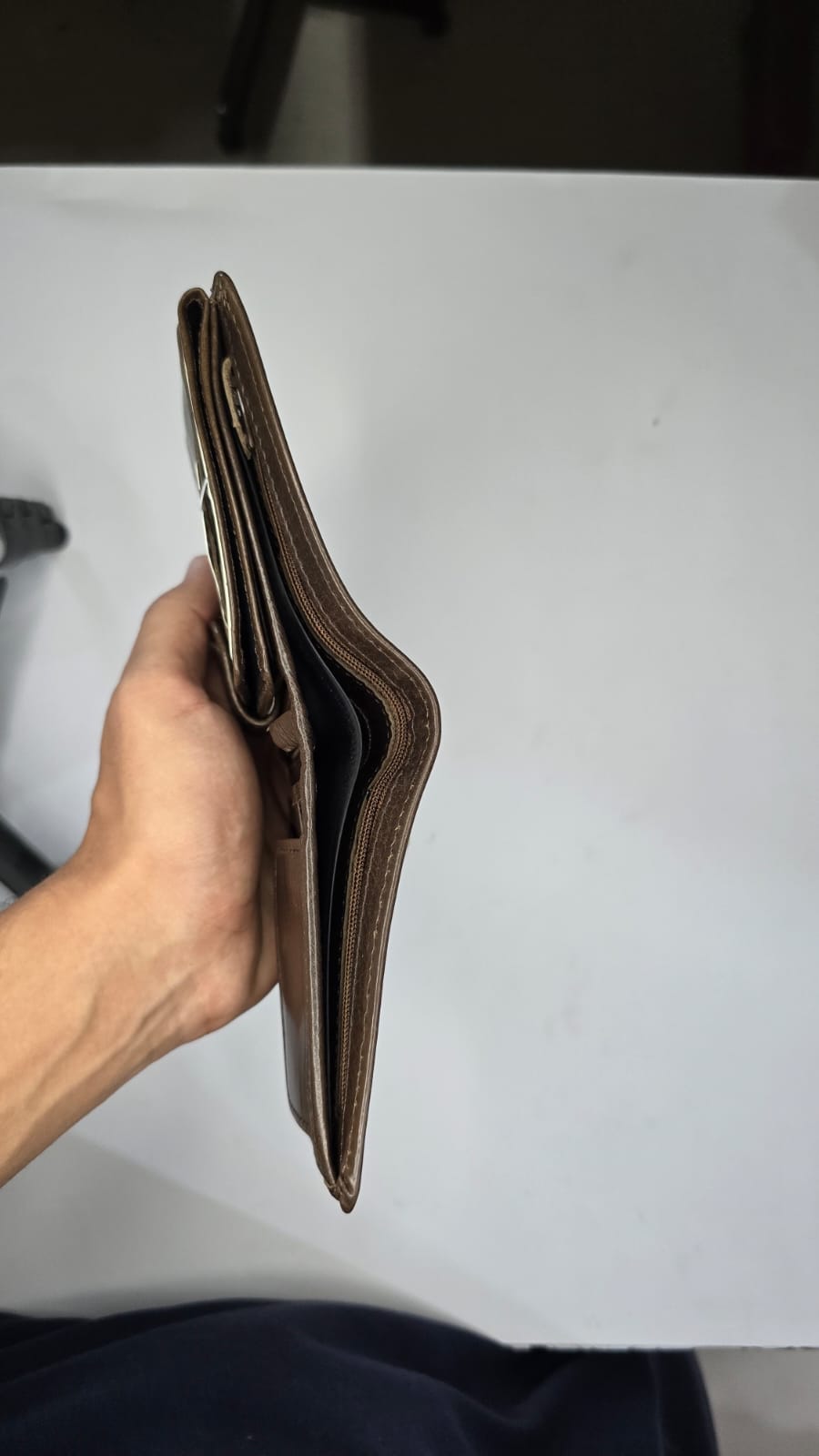 Dark Brown Classic Bifold Wallet for Men | Premium Leather Style