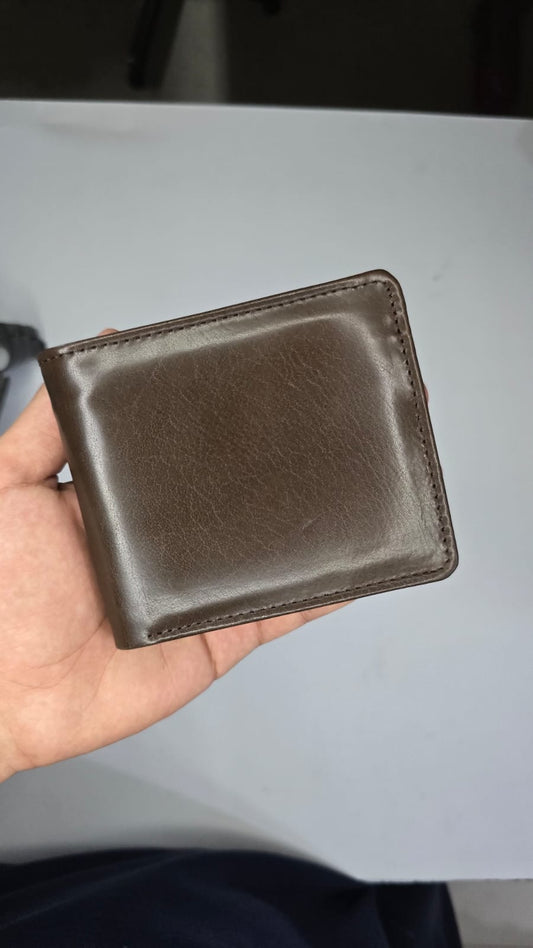 Dark Brown Classic Bifold Wallet for Men | Premium Leather Style