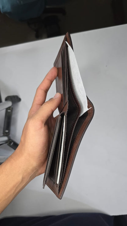 Brown Classic Bifold Wallet for Men | Premium Leather Style