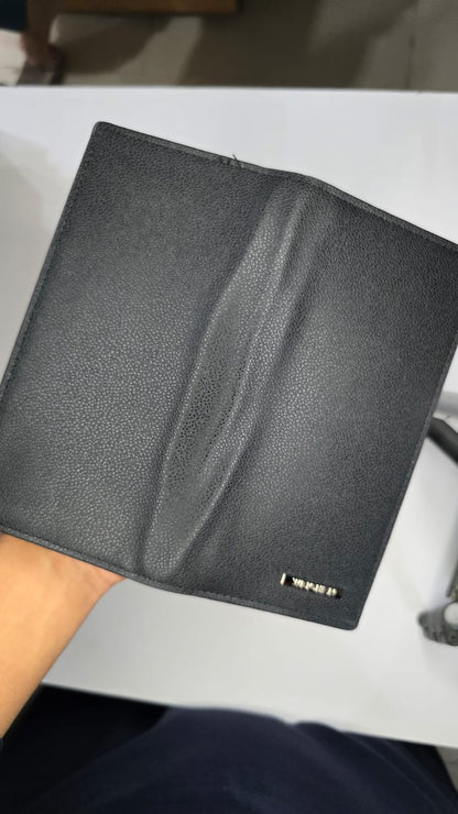Men's Long Wallet – Black | Premium Leather Style