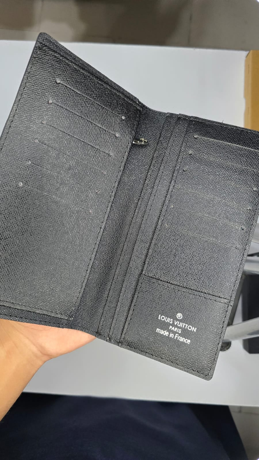 Men's Monogram Long Wallet – Black | Premium Leather Style