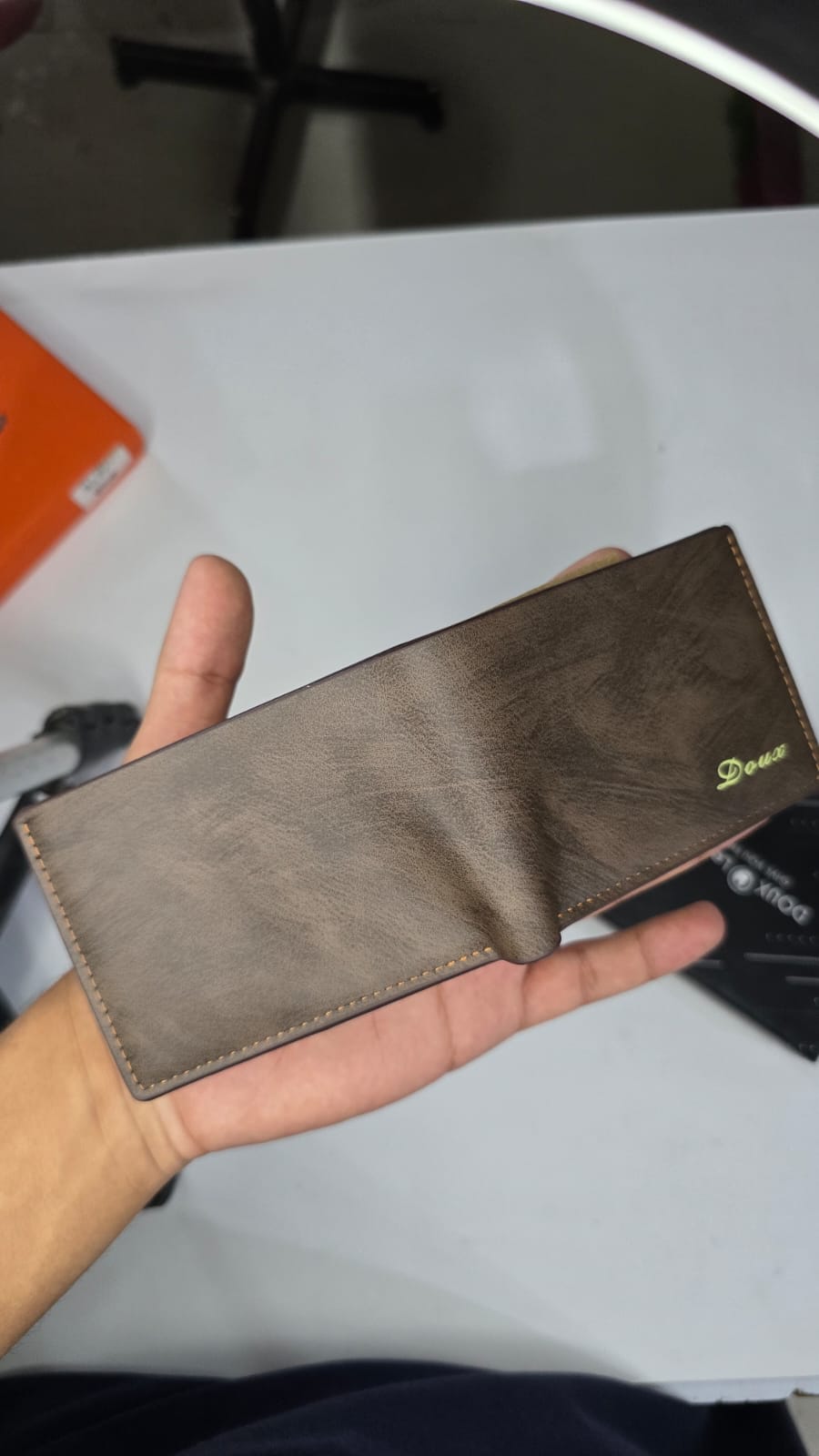 Doux Brown Bi-Fold Leather Wallet for Men | Premium Slim Wallet
