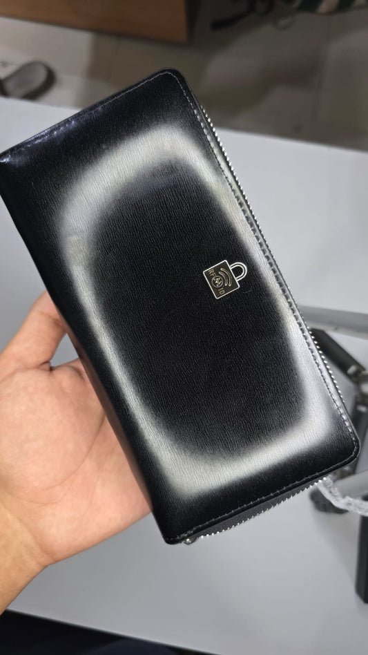 Men's Premium Black Long Wallet
